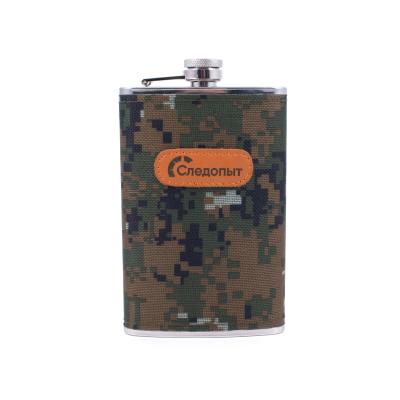 Фляжка "СЛЕДОПЫТ", в оплетке из oxford camo pixel, 280 мл - 2