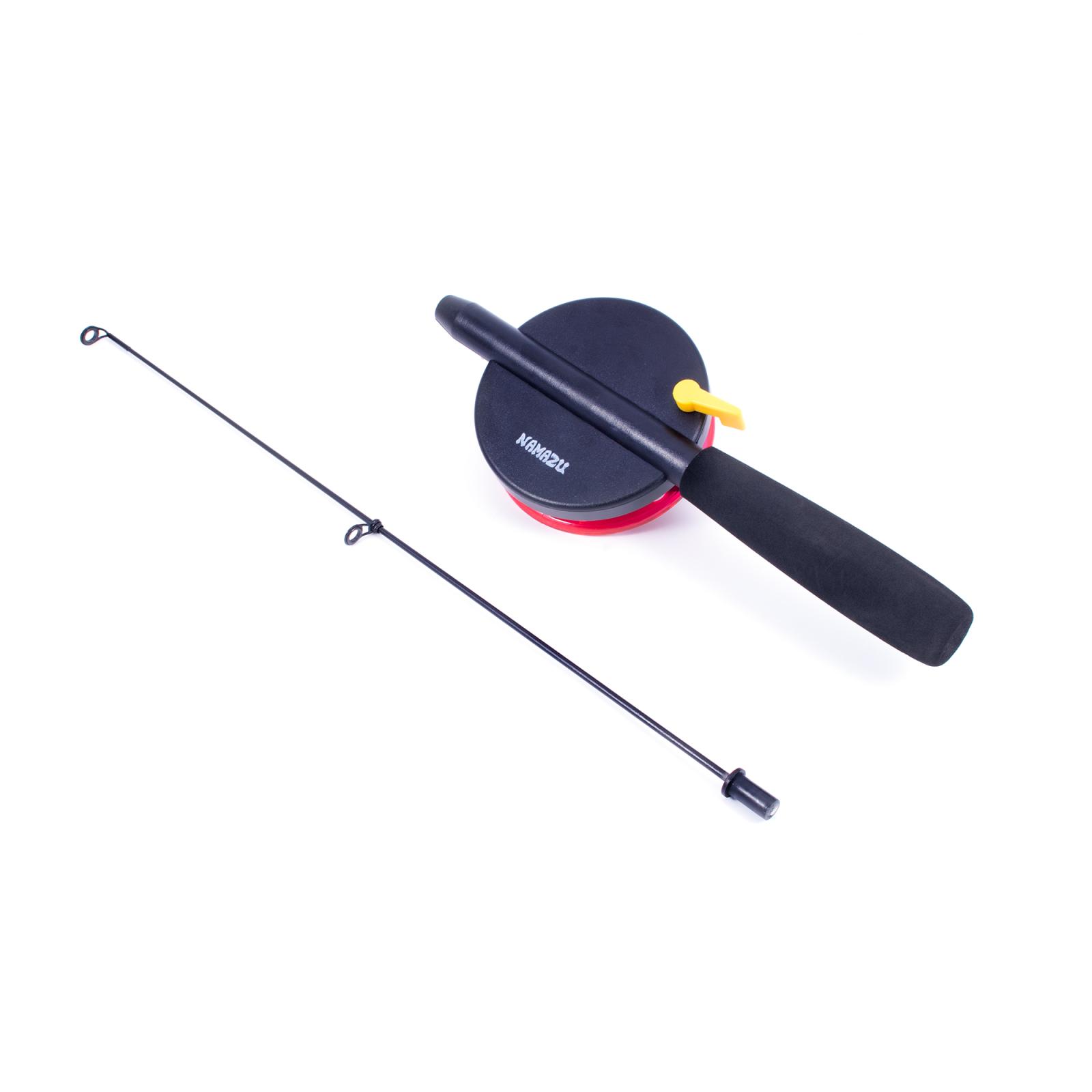 Удочка штекерная зимняя Namazu "Ice Perch Fishing", L=60 см, с катушкой d=90 мм, стеклопластик - 3