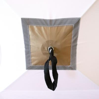 Палатка зимняя куб СЛЕДОПЫТ 1,8 х1,8 м, Oxford 210D PU 1000, S по полу 3,2 кв.м, цв. оливковый/бел - 10