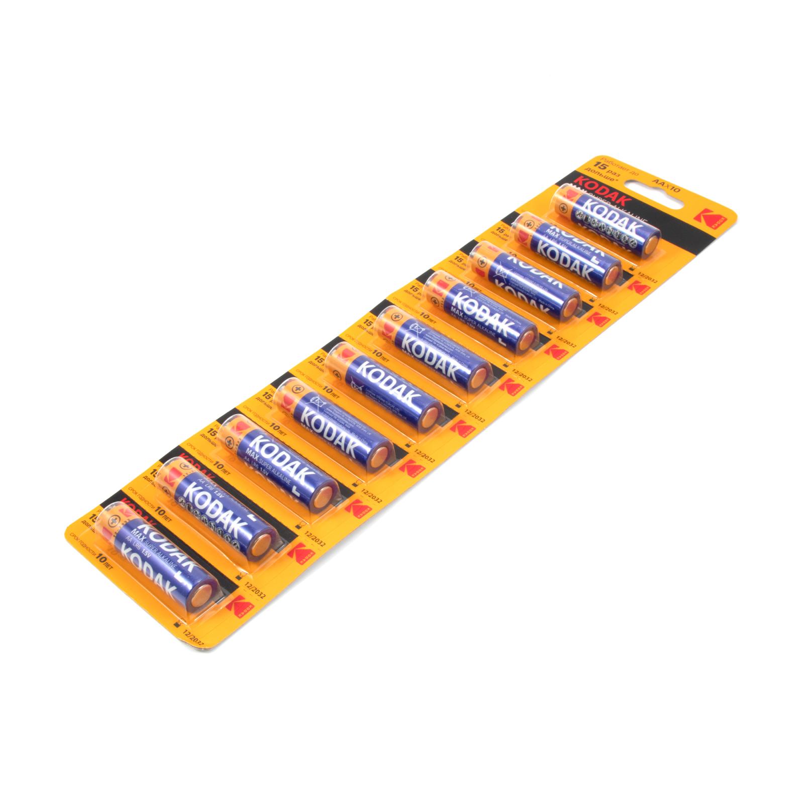 Батарейка Kodak MAX LR06 (AA) Alkaline отрывной блистер 10шт/10/100/1000
