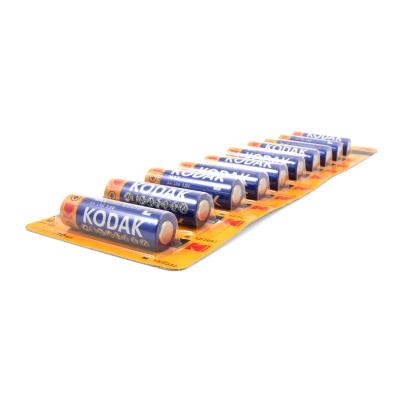 Батарейка Kodak MAX LR06 (AA) Alkaline отрывной блистер 10шт/10/100/1000 - 3