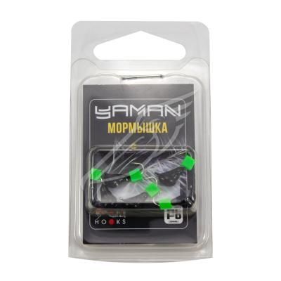 Мормышка безнасад. ЯМАН "Муравей с ушком", вес 0,45 г, ядреный кубик зелёный (уп. 5 шт.) - 1