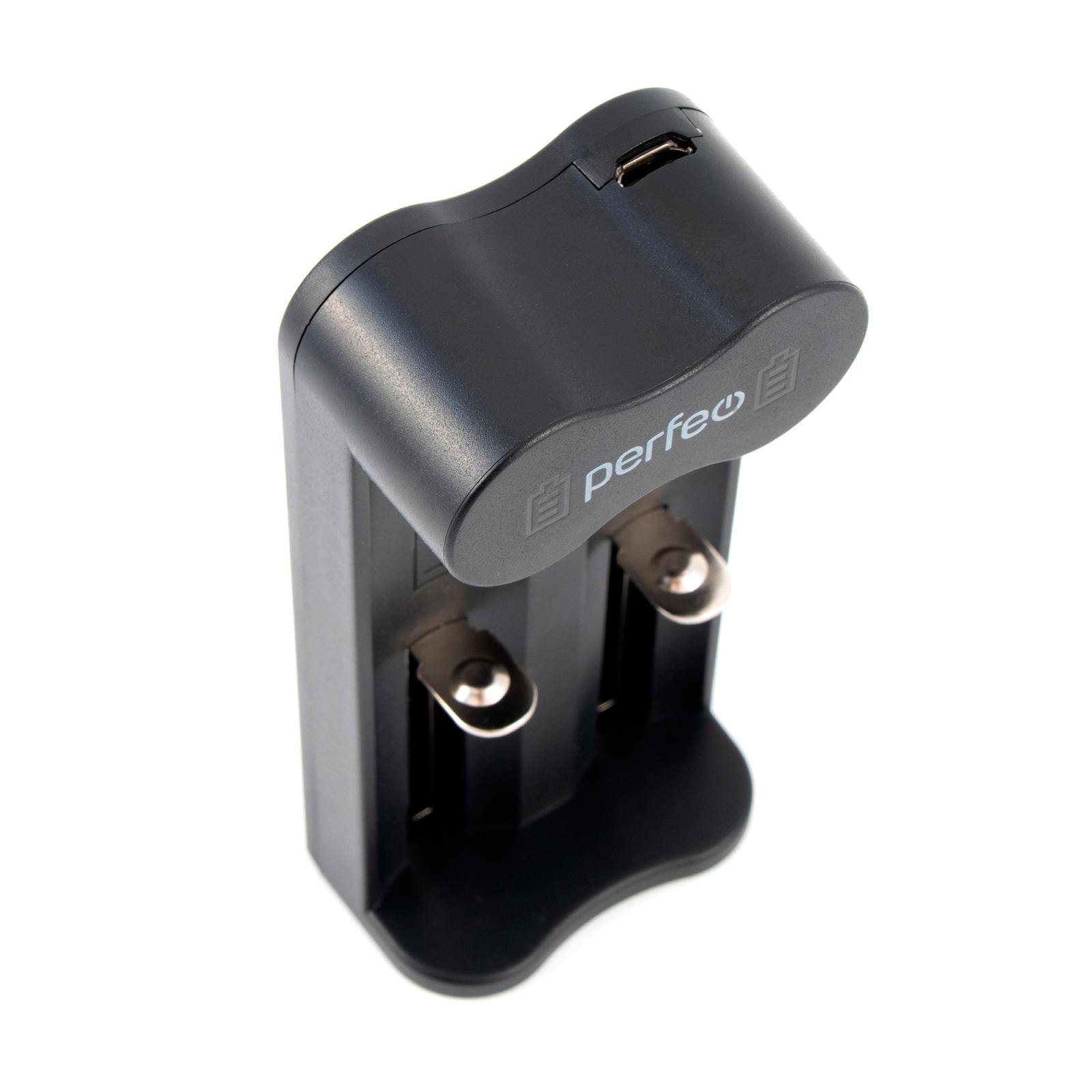 Зарядное устройство Perfeo для аккум. Li-Ion 18650, 5В, 2 слота - 5
