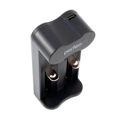 Зарядное устройство Perfeo для аккум. Li-Ion 18650, 5В, 2 слота - 5