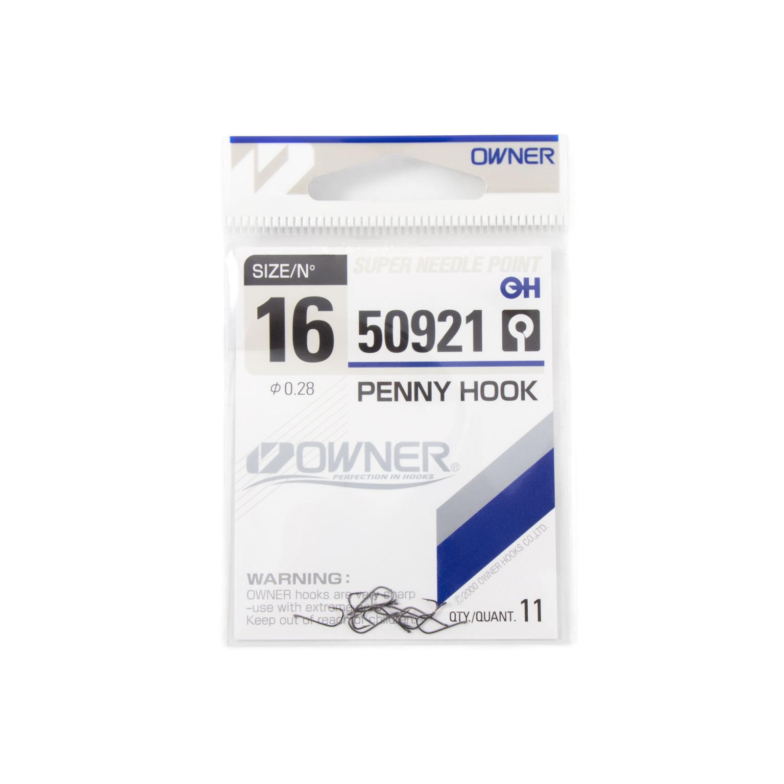 Крючок OWNER Penny Hook BC №16 11шт