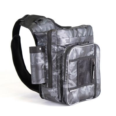 Сумка рыболовная "Yaman" Fishing Shoulder Bag, 40х43х10 см, цв. серый камуфляж - 1