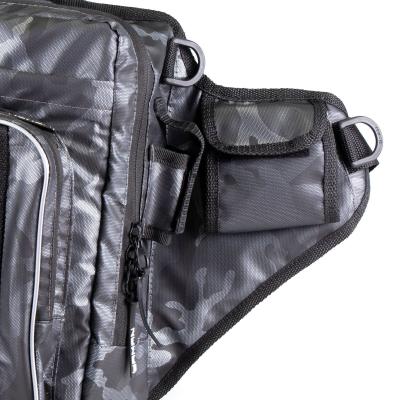 Сумка рыболовная "Yaman" Fishing Shoulder Bag, 40х43х10 см, цв. серый камуфляж - 4