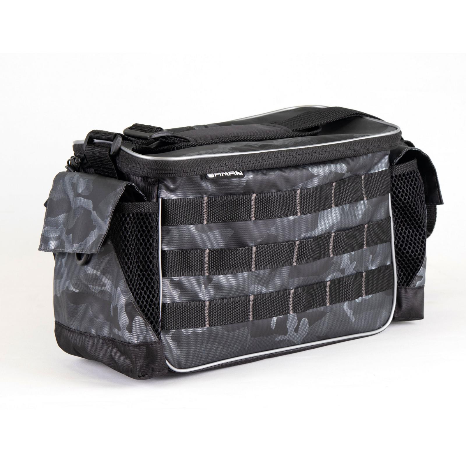 Сумка рыболовная "Yaman" Base Lure Bag L, 36х22х15 см, цв. серый камуфляж, без коробок