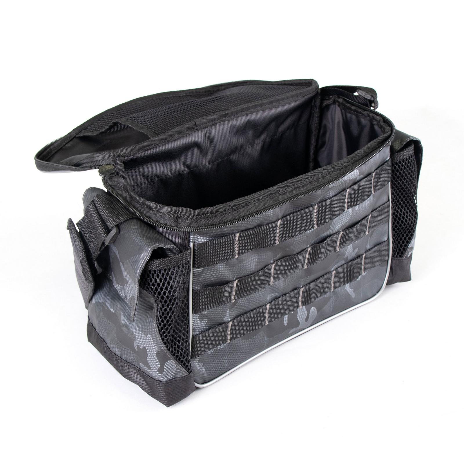 Сумка рыболовная "Yaman" Base Lure Bag L, 36х22х15 см, цв. серый камуфляж, без коробок - 5