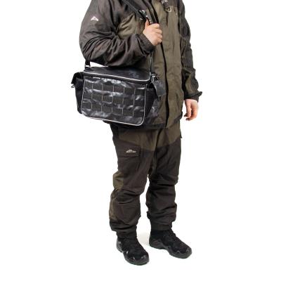 Сумка рыболовная "Yaman" Base Lure Bag L, 36х22х15 см, цв. серый камуфляж, без коробок - 6