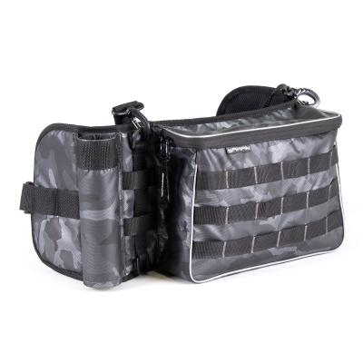 Сумка рыболовная поясная "Yaman" Fishing Belt Bag, 74х22х10 см, цв. сер.камуфляж, без коробок - 1