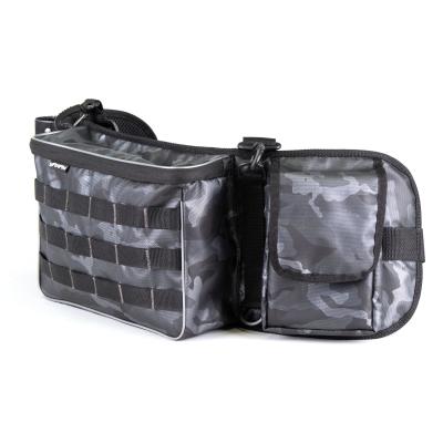 Сумка рыболовная поясная "Yaman" Fishing Belt Bag, 74х22х10 см, цв. сер.камуфляж, без коробок - 2