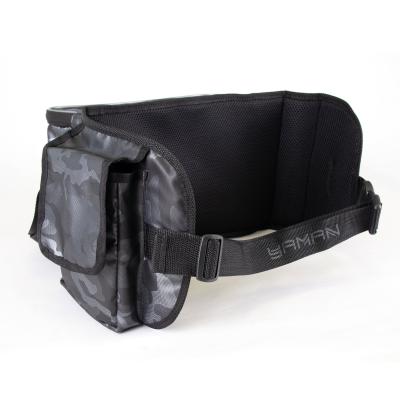 Сумка рыболовная поясная "Yaman" Fishing Belt Bag, 74х22х10 см, цв. сер.камуфляж, без коробок - 3