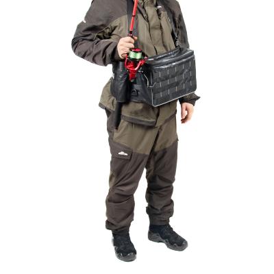 Сумка рыболовная поясная "Yaman" Fishing Belt Bag, 74х22х10 см, цв. сер.камуфляж, без коробок - 6
