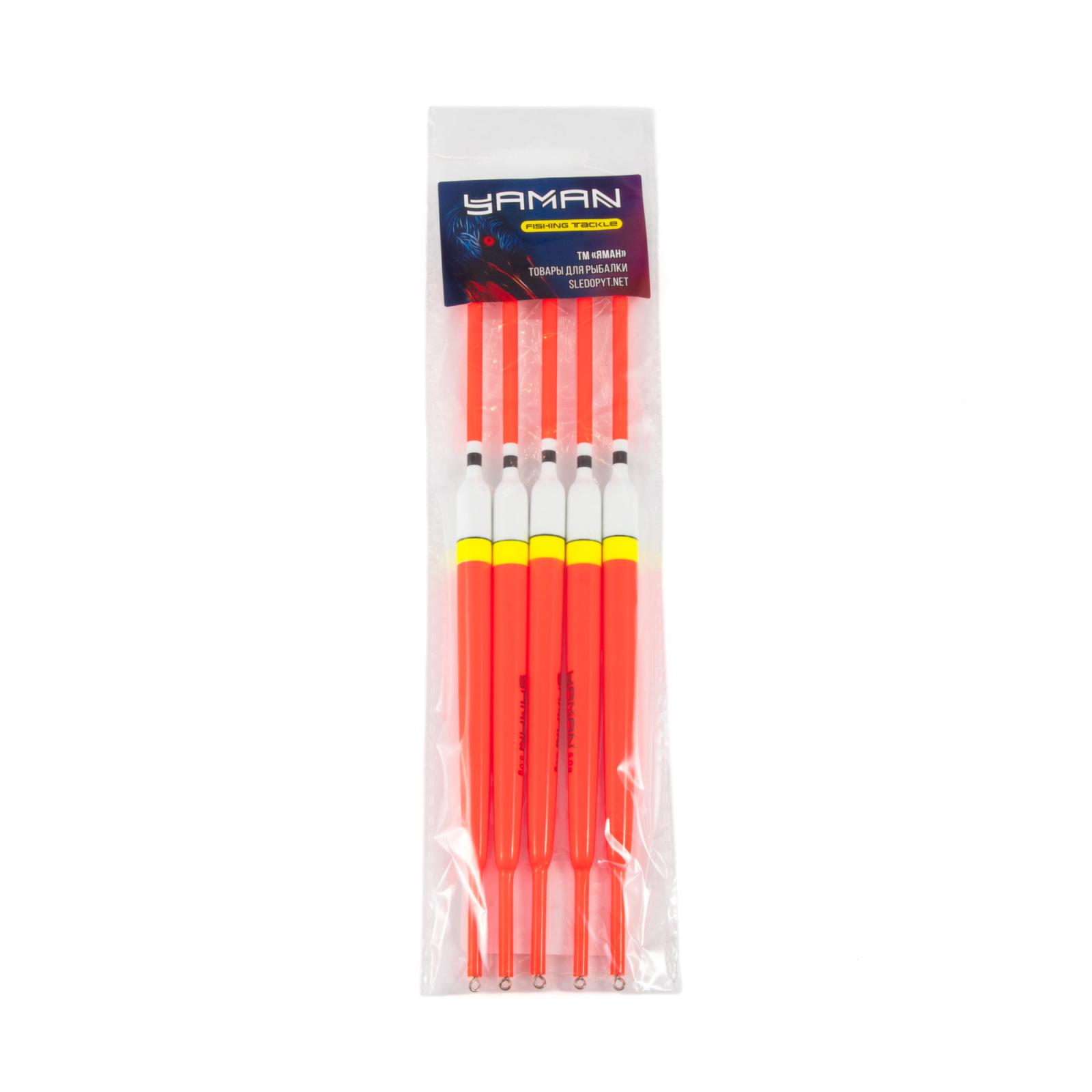 Поплавок Yaman пустотелый 304-050, PVC, 5 г (уп. 5 шт) - 3