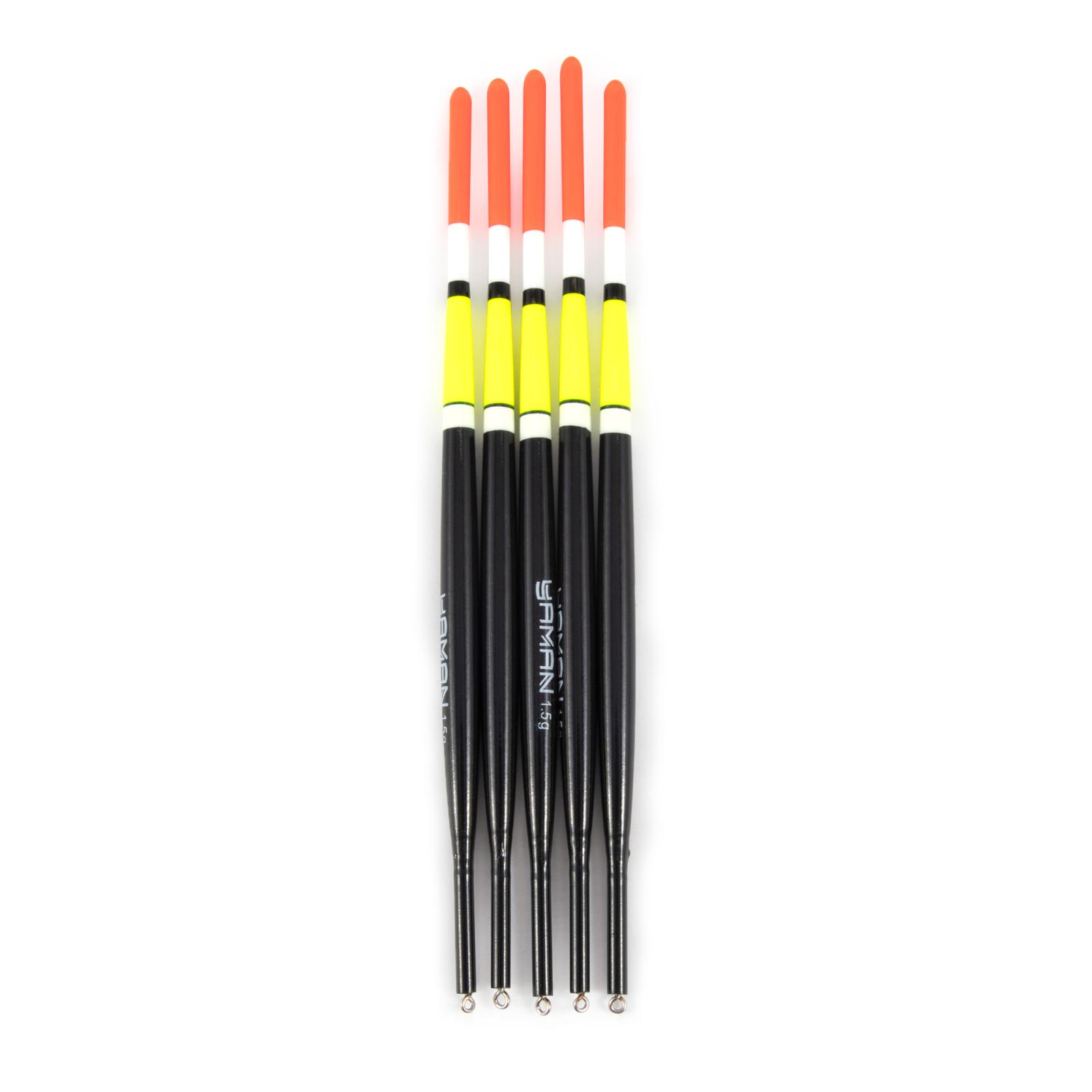 Поплавок Yaman пустотелый 313-015, PVC, 1,5 г (уп. 5 шт)