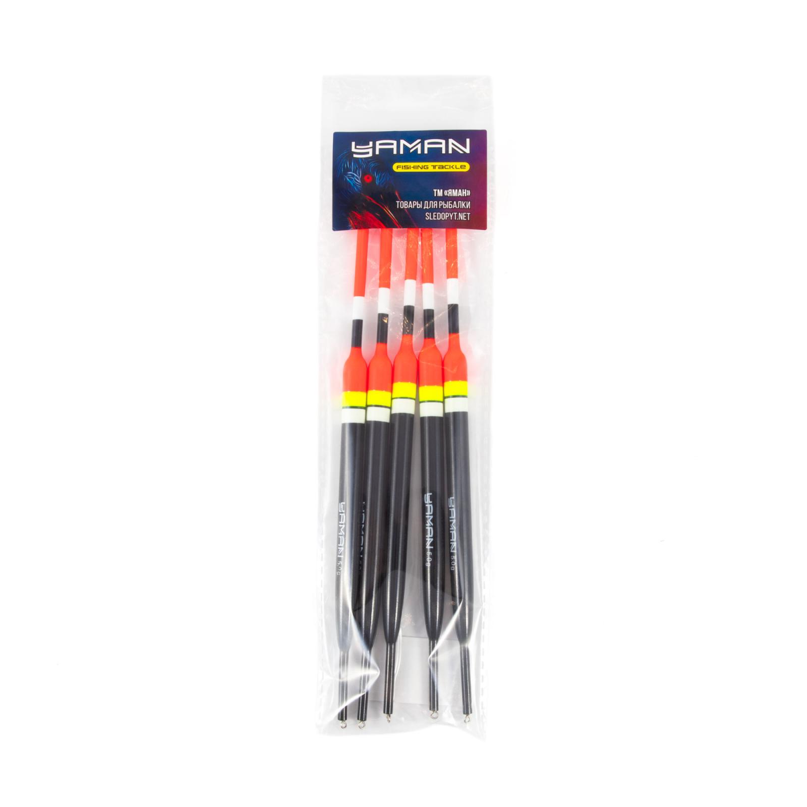 Поплавок Yaman пустотелый 306-050, PVC, 5 г (уп. 5 шт) - 3