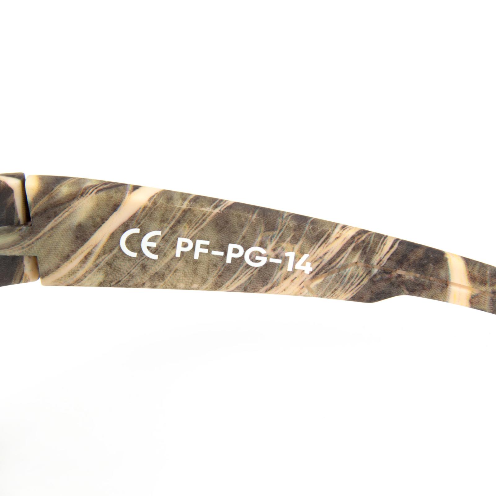 Очки поляризационные плавающие СЛЕДОПЫТ Dark camo в футляре, линзы green - 5