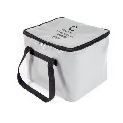 Сумка изотермическая ПВХ СЛЕДОПЫТ Thermal Bag, 35х25х28 см, 25 л, цв. серый - 1