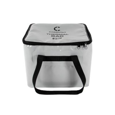 Сумка изотермическая ПВХ СЛЕДОПЫТ Thermal Bag, 35х25х28 см, 25 л, цв. серый - 2