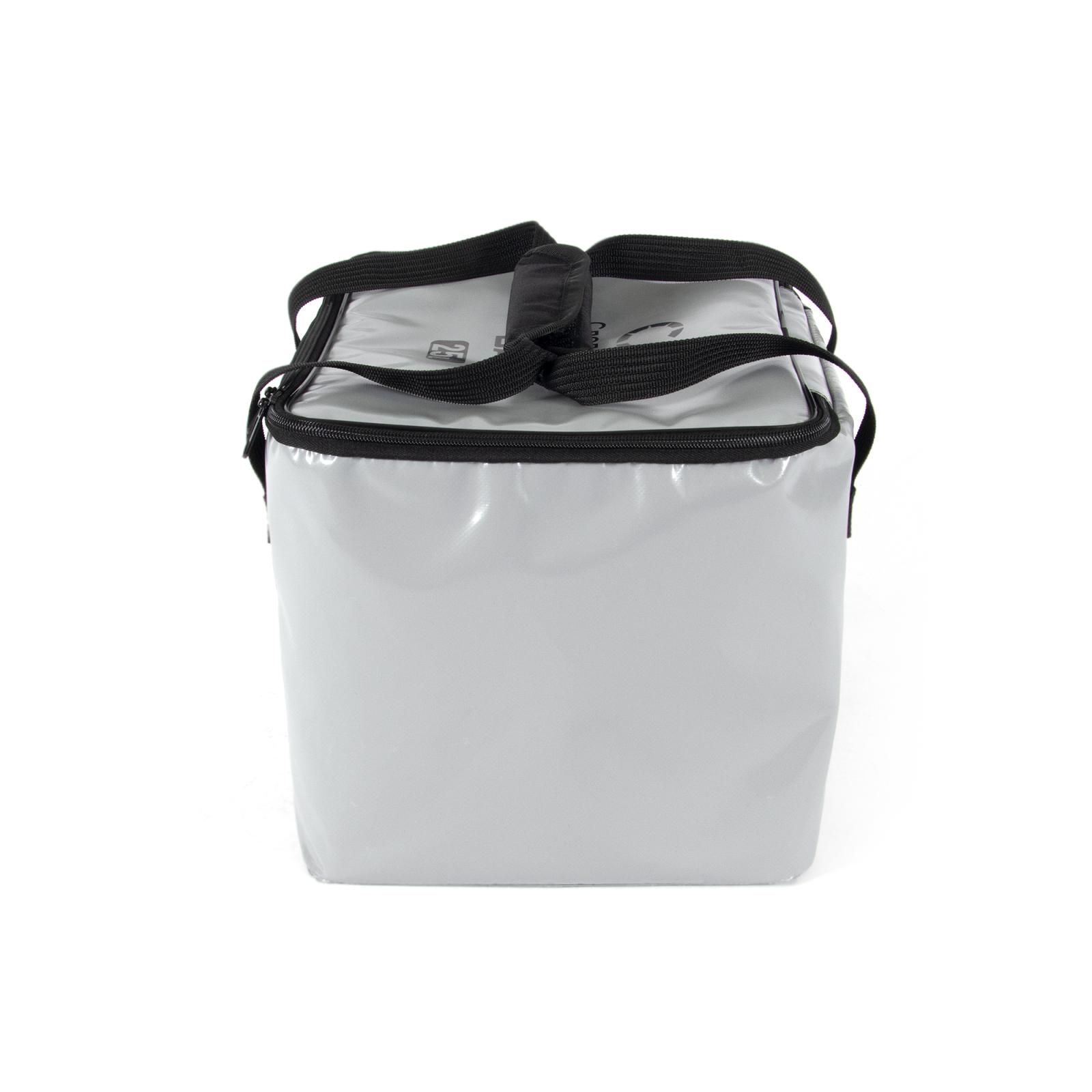 Сумка изотермическая ПВХ СЛЕДОПЫТ Thermal Bag, 35х25х28 см, 25 л, цв. серый - 3