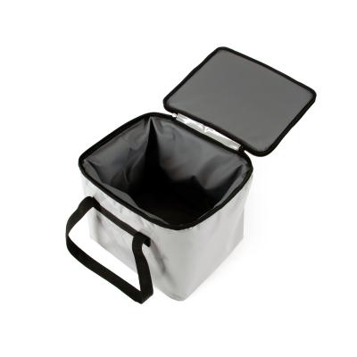 Сумка изотермическая ПВХ СЛЕДОПЫТ Thermal Bag, 35х25х28 см, 25 л, цв. серый - 5
