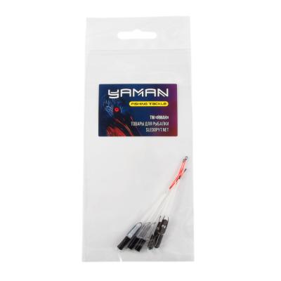 Сторожок лавсановый "Яман" STYLE RIB SLIM, 80 мм, 2,0 г, с коннектором для шестика 0,8-2 мм (уп. 5 ш - 5