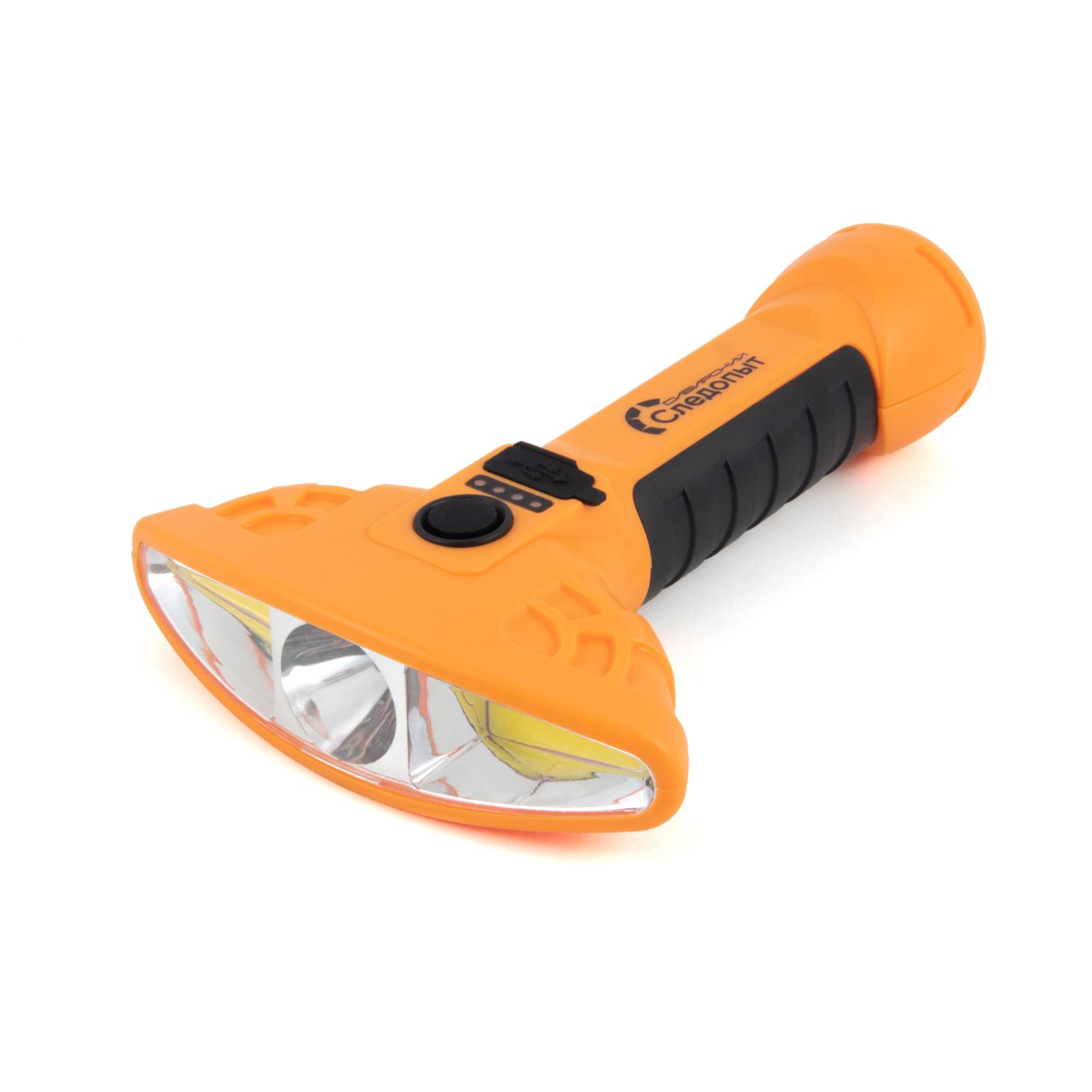 Фонарь ручной "СИБИРСКИЙ СЛЕДОПЫТ-STARSHIP", 1 LED+2 COB, аккум.1x2200mAh - 1
