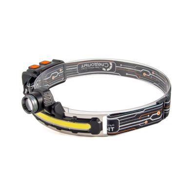 Фонарь налобный "СИБИРСКИЙ СЛЕДОПЫТ-FLOODLIGHT", 1 LED+1 COB, аккум.1x2000mAh - 1