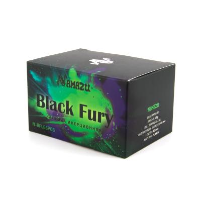 Катушка инерционная Namazu Black Fury Long, пластиковая, 2 подшипника, р. 6,5 см - 6