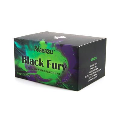 Катушка инерционная Namazu Black Fury Long, пластиковая, 2 подшипника, р. 7,5 см - 6