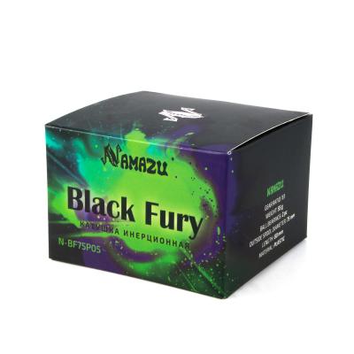 Катушка инерционная Namazu Black Fury, пластиковая, 2 подшипника, р. 7,5 см - 6