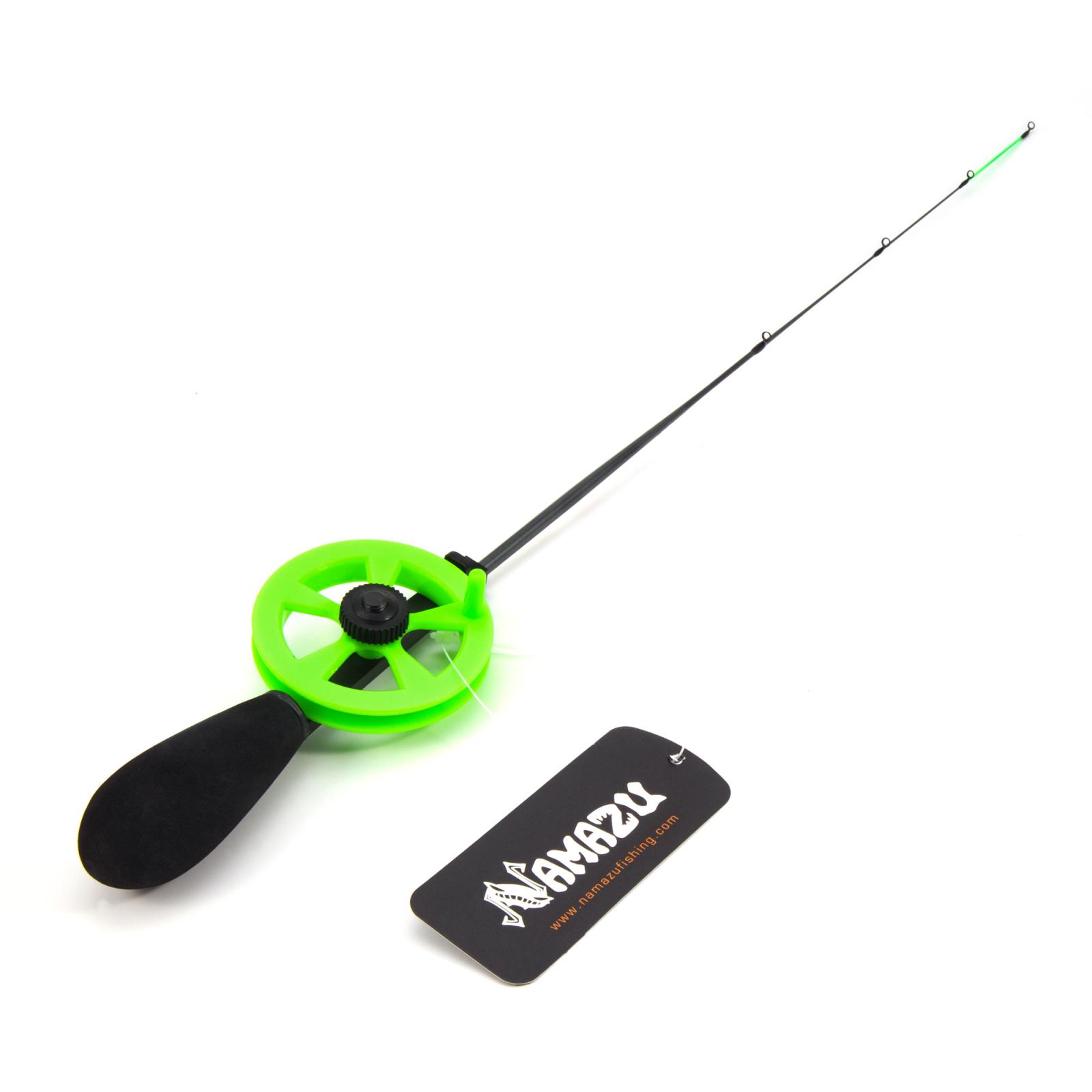 Удочка зимняя Namazu Ice Play 2 MEDIUM, штекерная, карбон, 40 см