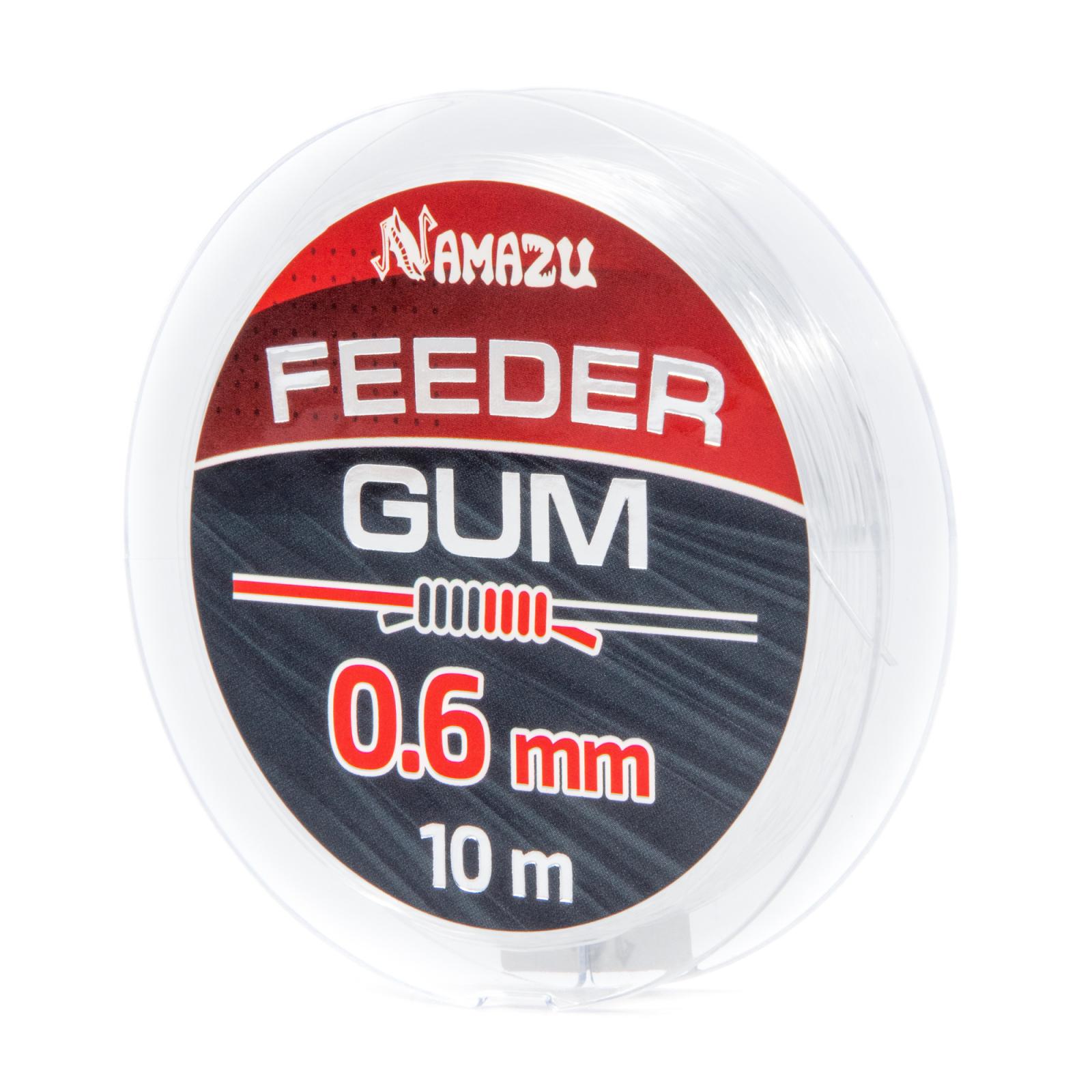 Фидергам Namazu FEEDER GUM, L-10 м, d-0,6 мм, прозрачный - 2