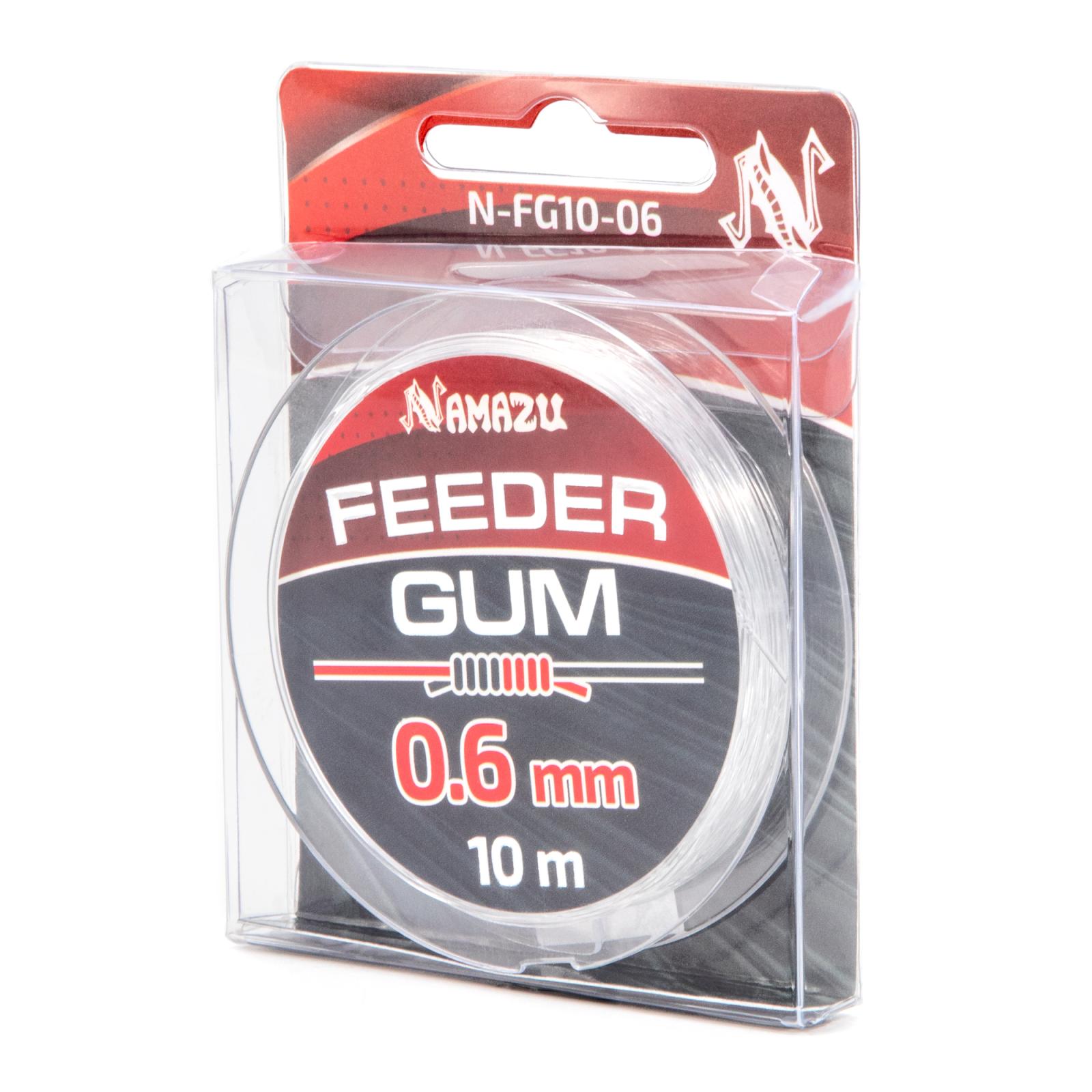 Фидергам Namazu FEEDER GUM, L-10 м, d-0,6 мм, прозрачный - 3