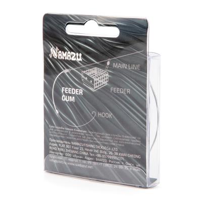 Фидергам Namazu FEEDER GUM, L-10 м, d-0,6 мм, прозрачный - 4