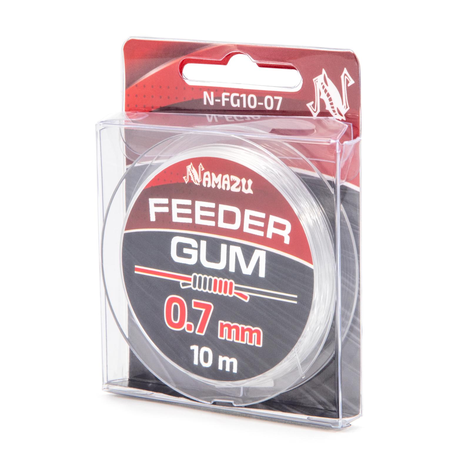 Фидергам Namazu FEEDER GUM, L-10 м, d-0,7 мм, прозрачный - 3