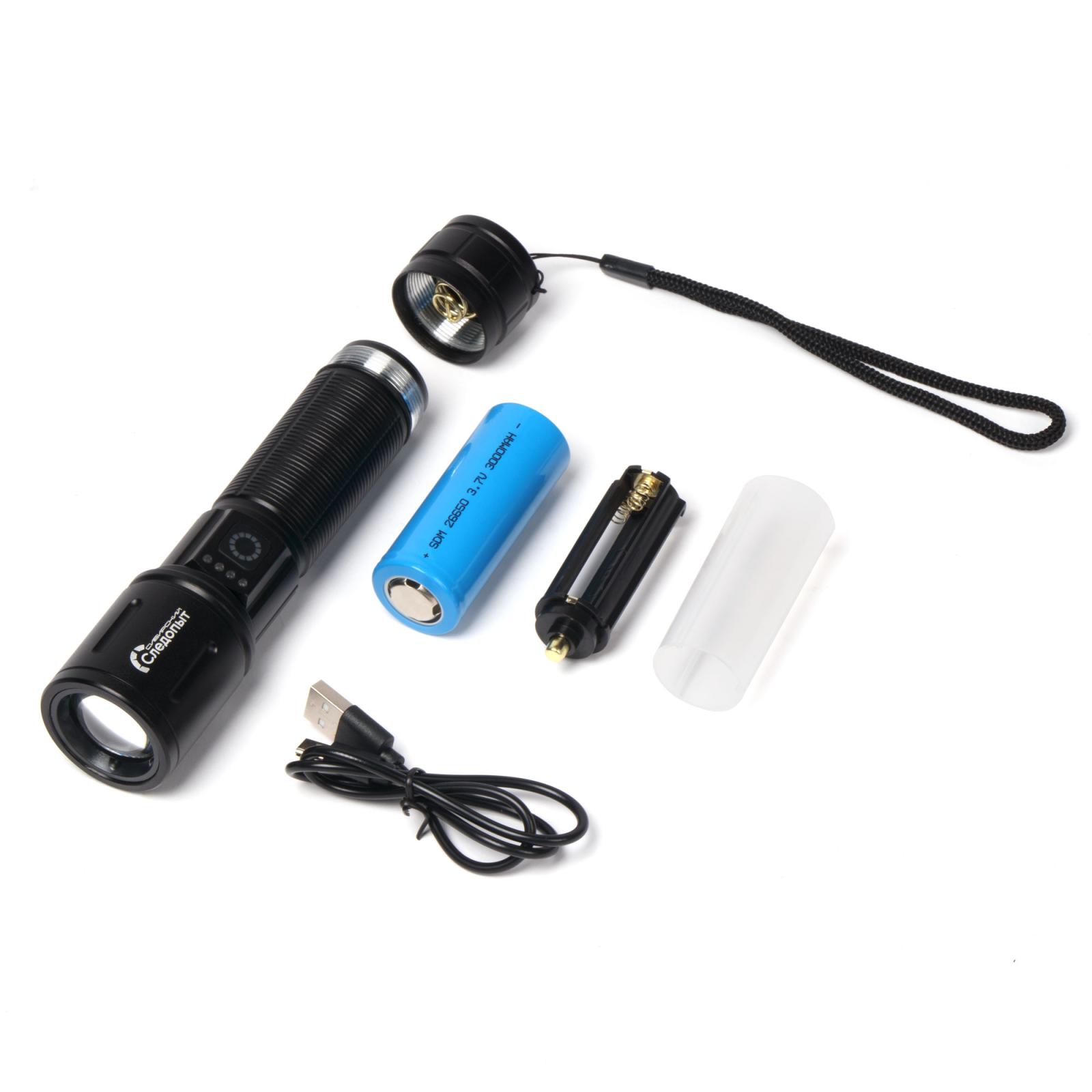 Фонарь ручной "СИБИРСКИЙ СЛЕДОПЫТ-STREAMLIGHT", 1 LED, аккум.1x3000mAh - 2