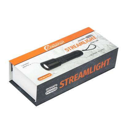Фонарь ручной "СИБИРСКИЙ СЛЕДОПЫТ-STREAMLIGHT", 1 LED, аккум.1x3000mAh - 6