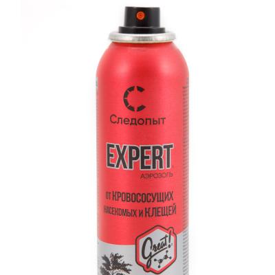 Репеллент СЛЕДОПЫТ EXPERT GREAT FORMULA,от всех видов летающих насекомых и клещей,аэрозоль,150мл - 4
