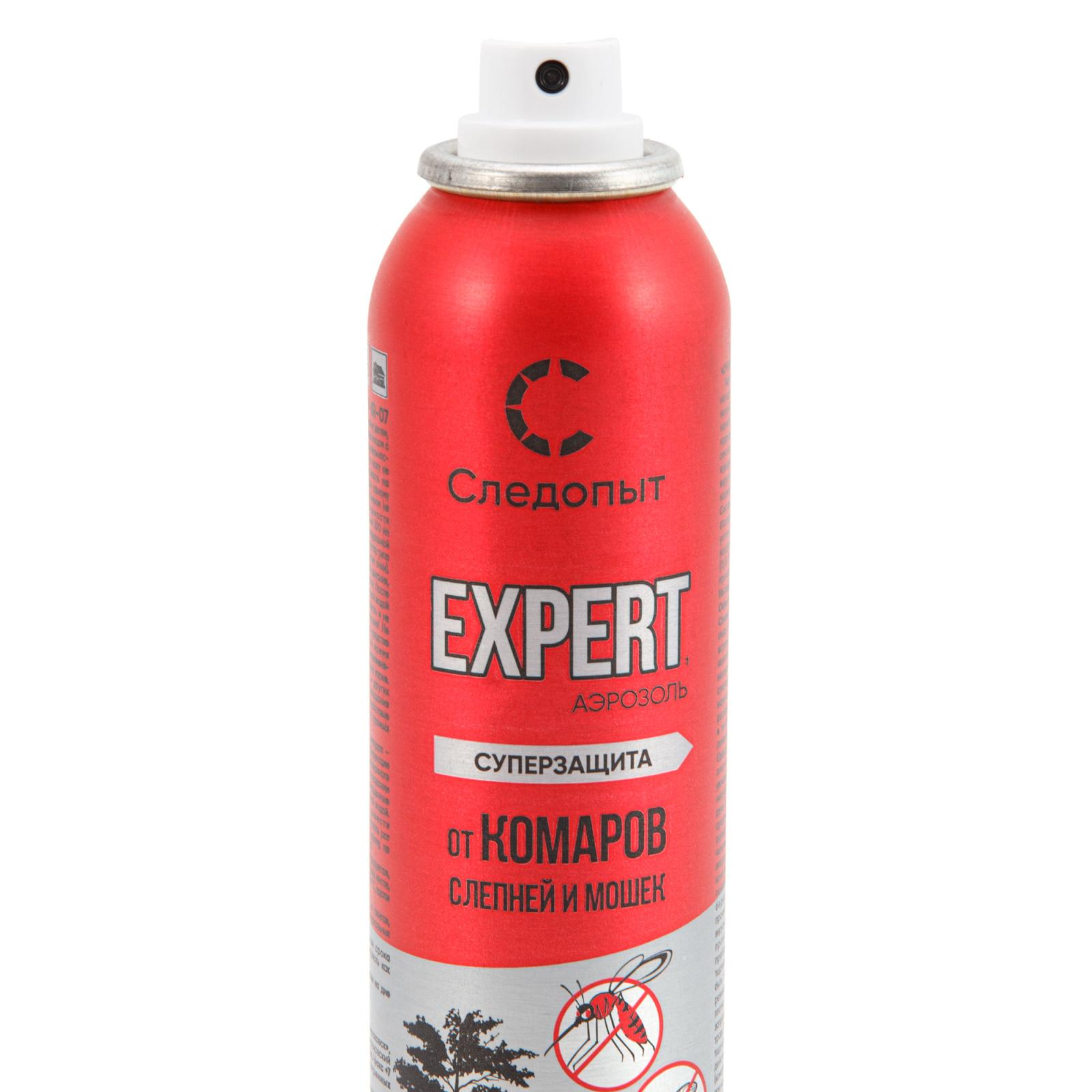 Репеллент СЛЕДОПЫТ EXPERT, 8 часов защиты от комаров, слепней и мошек, аэрозоль, 150 мл - 4