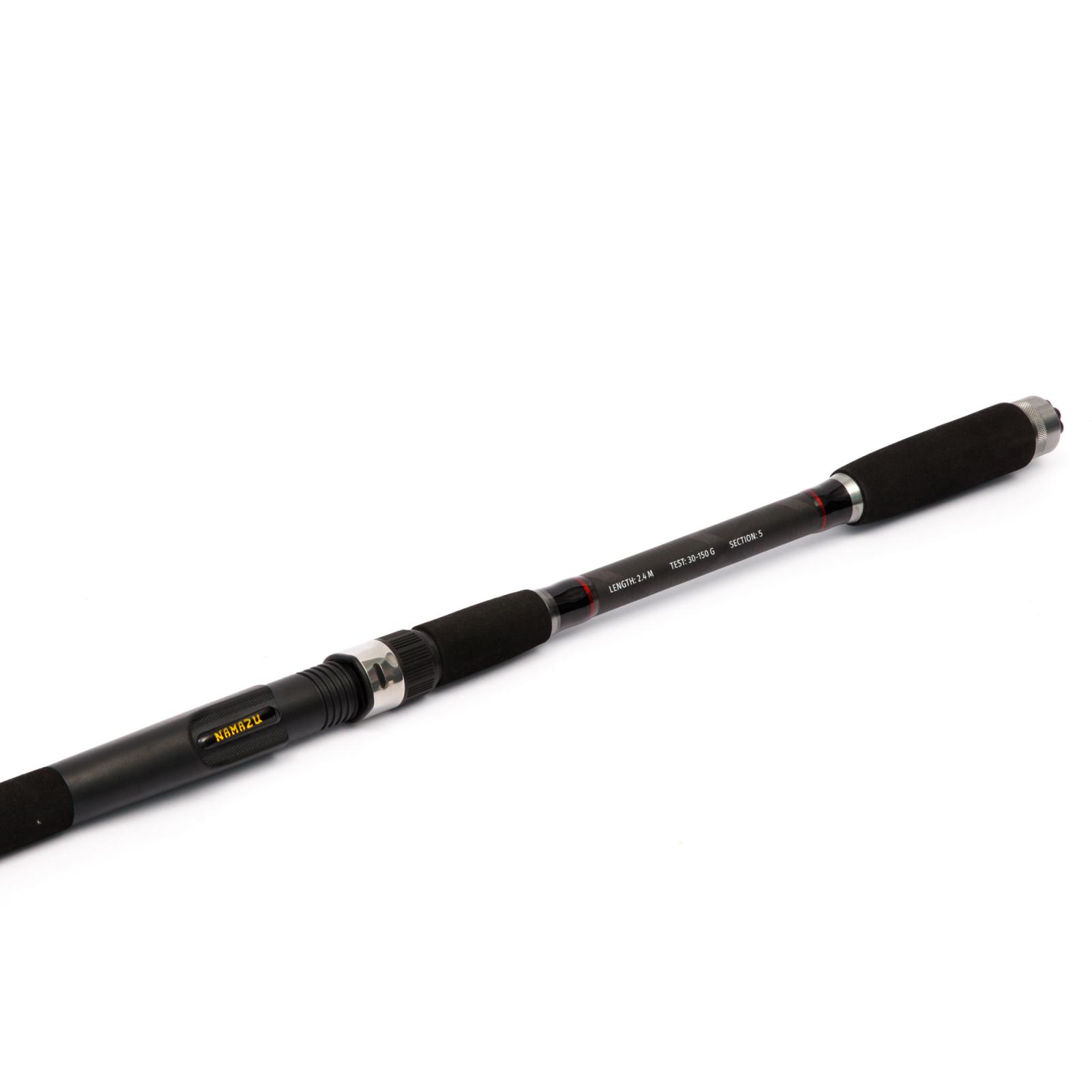 Спиннинг телескопический композитный NAMAZU Fish killer 2,4 м, тест 30-150 г - 7