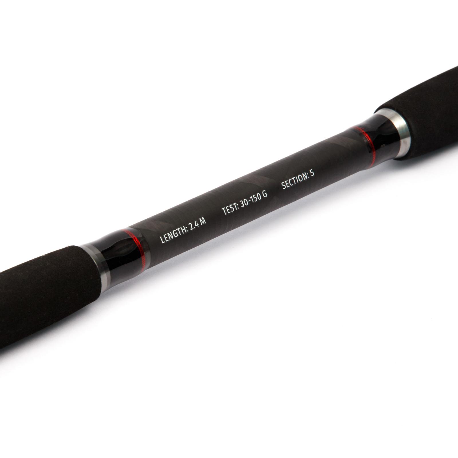 Спиннинг телескопический композитный NAMAZU Fish killer 2,4 м, тест 30-150 г - 8