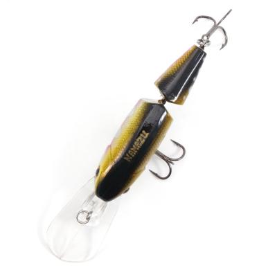 Воблер Namazu Jointed Zun Shad, L-70 мм, 12,3г, крэнк, составной, плавающий (0,5-2,5м), цвет №164 - 3
