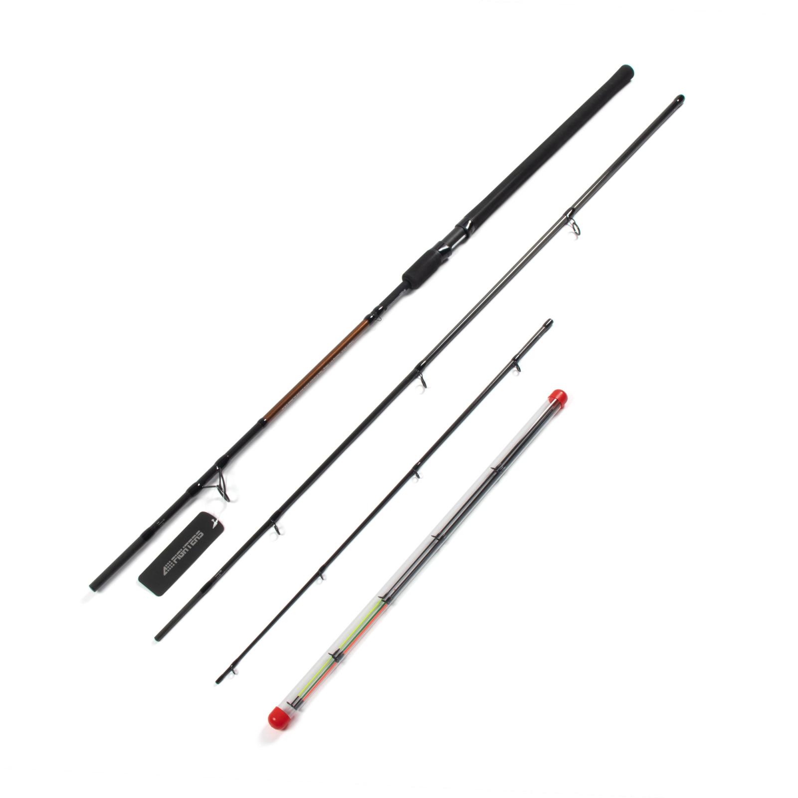 Удилище фидерное штекерное карбоновое 4 FIGHTERS Slogger Power FEEDER, 3,3 м, тест до 120 г - 1