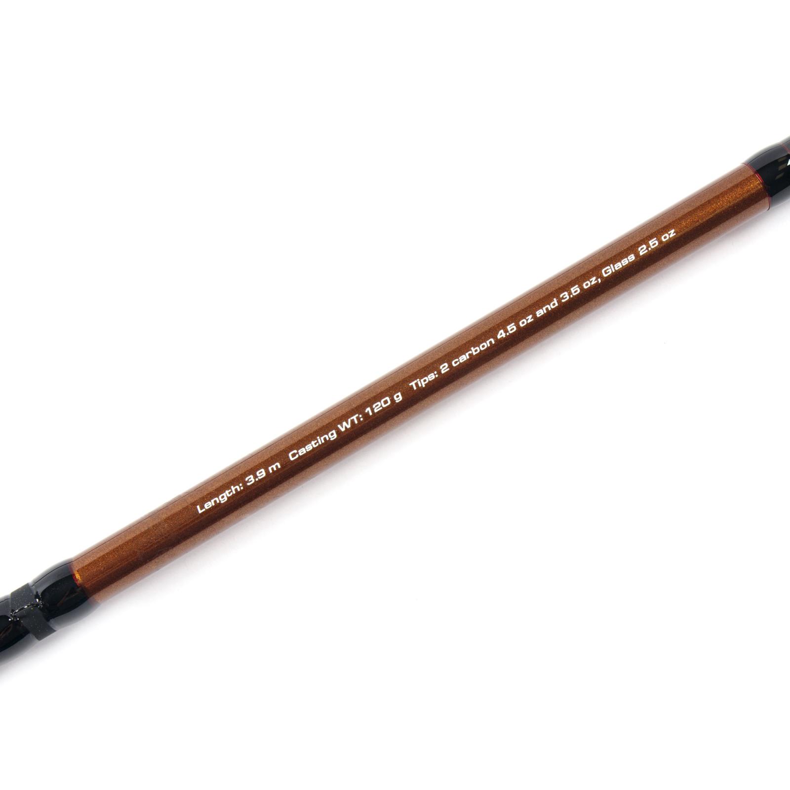 Удилище фидерное штекерное карбоновое 4 FIGHTERS Slogger Power FEEDER, 3,9 м, тест до 120 г - 6
