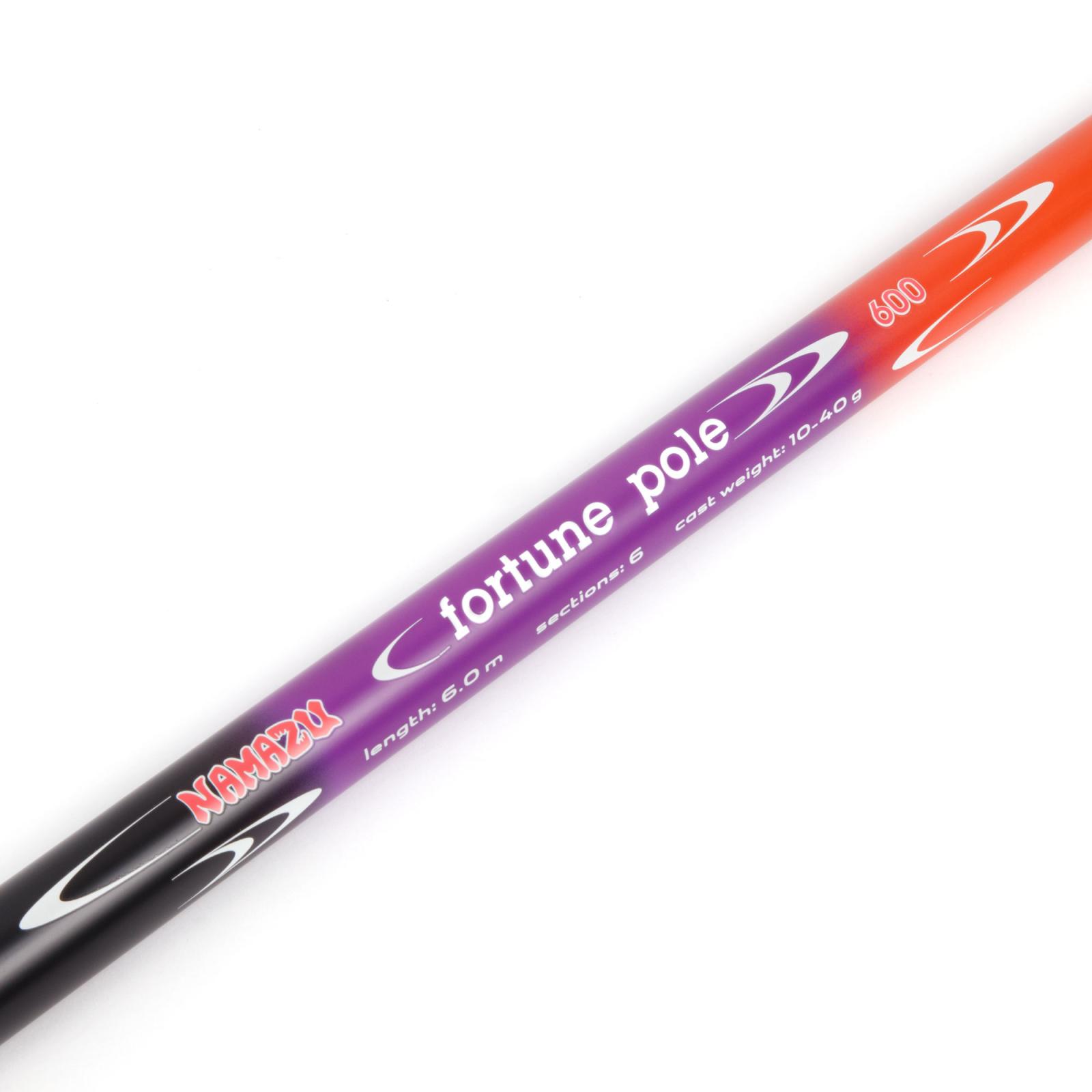 Удилище маховое стеклопластиковое б/к NAMAZU Fortune Pole, 6 м, тест 10-40 г - 4