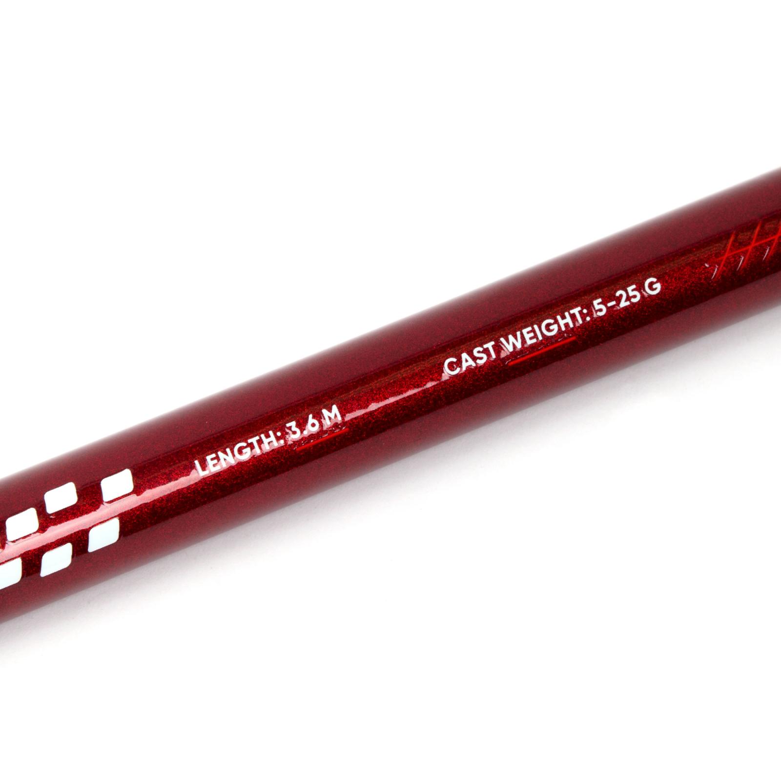 Удилище маховое стеклопластиковое б/к NAMAZU Raptor Compact Pole, 3,6 м, тест 5-25 г - 4