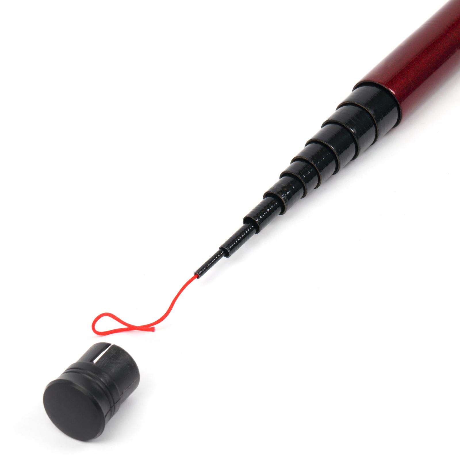 Удилище маховое стеклопластиковое б/к NAMAZU Raptor Compact Pole, 5,4 м, тест 5-25 г - 3