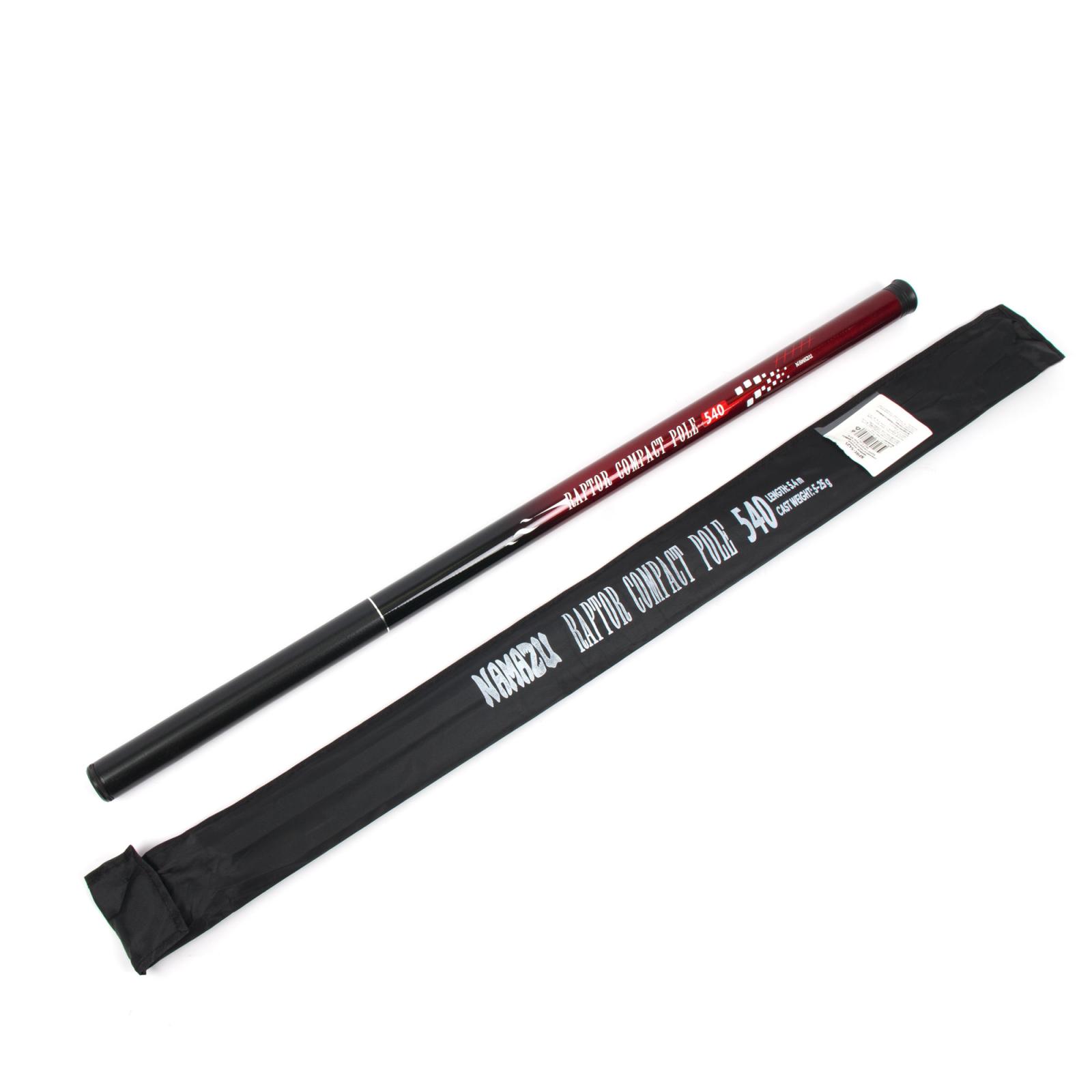 Удилище маховое стеклопластиковое б/к NAMAZU Raptor Compact Pole, 5,4 м, тест 5-25 г - 7